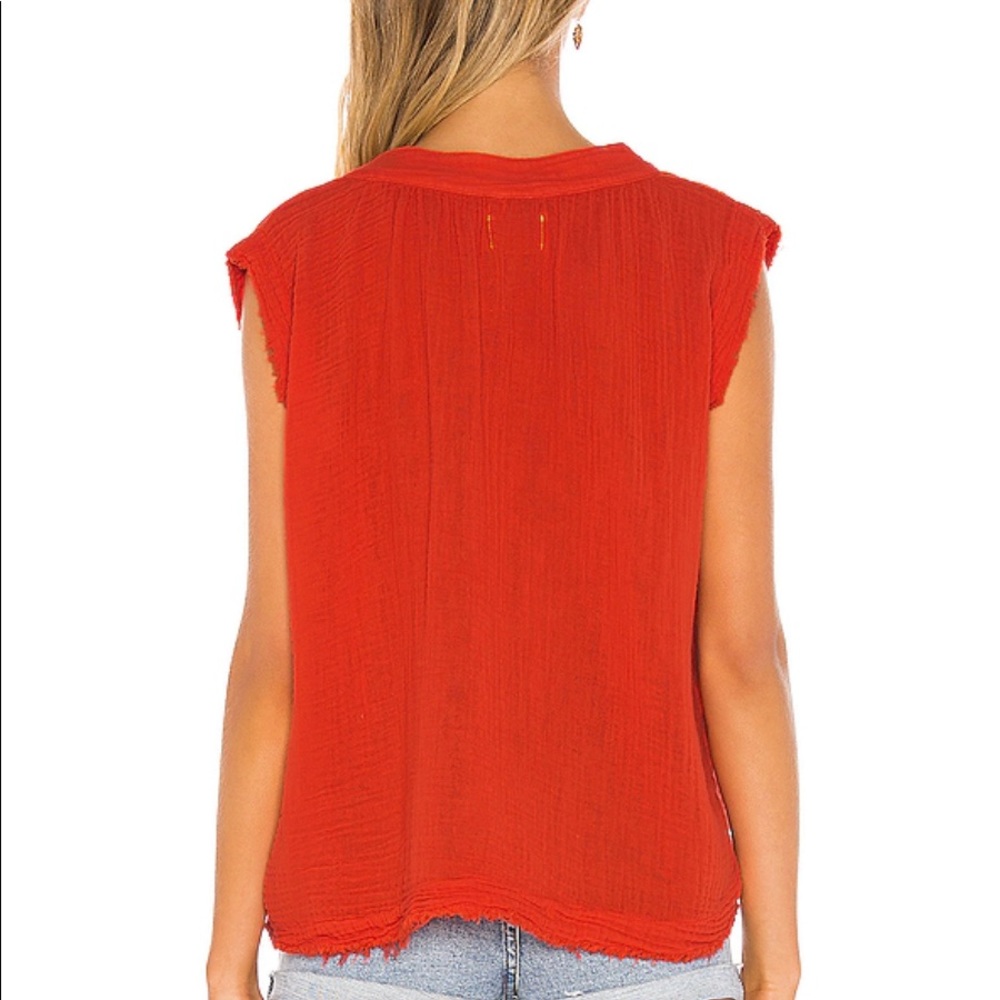 Idyllwild Sleeveless Top In Dahlia View 2